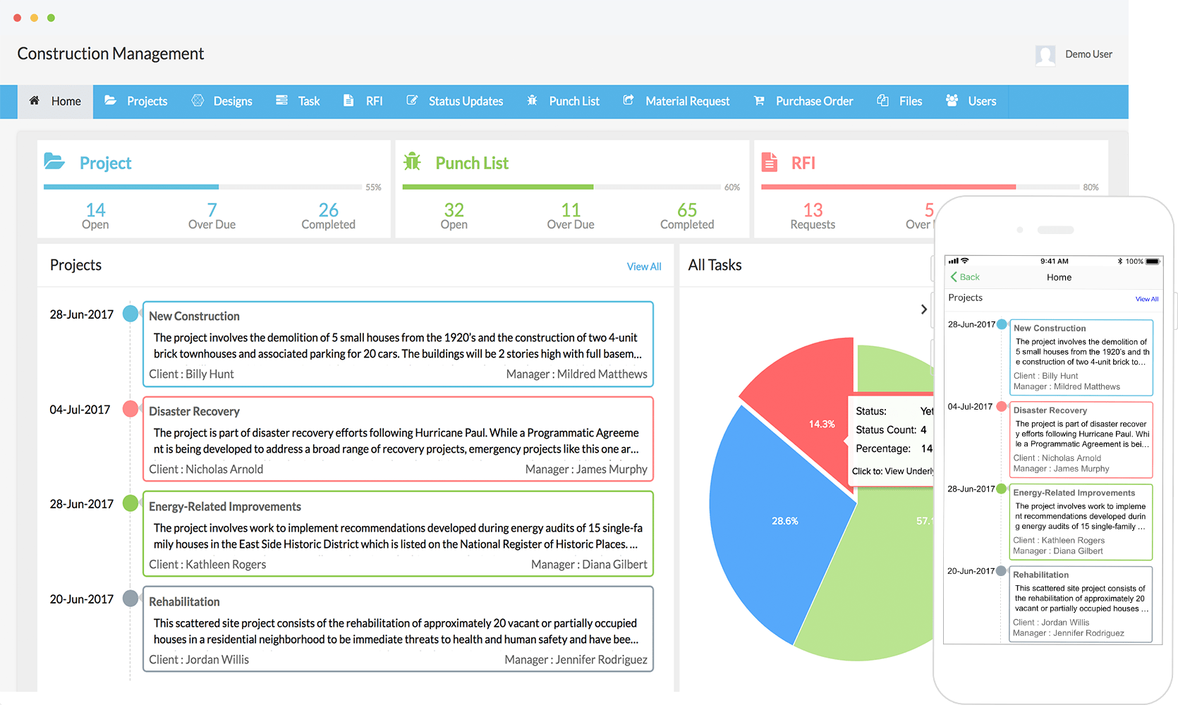 Free Construction Management Software Customizable