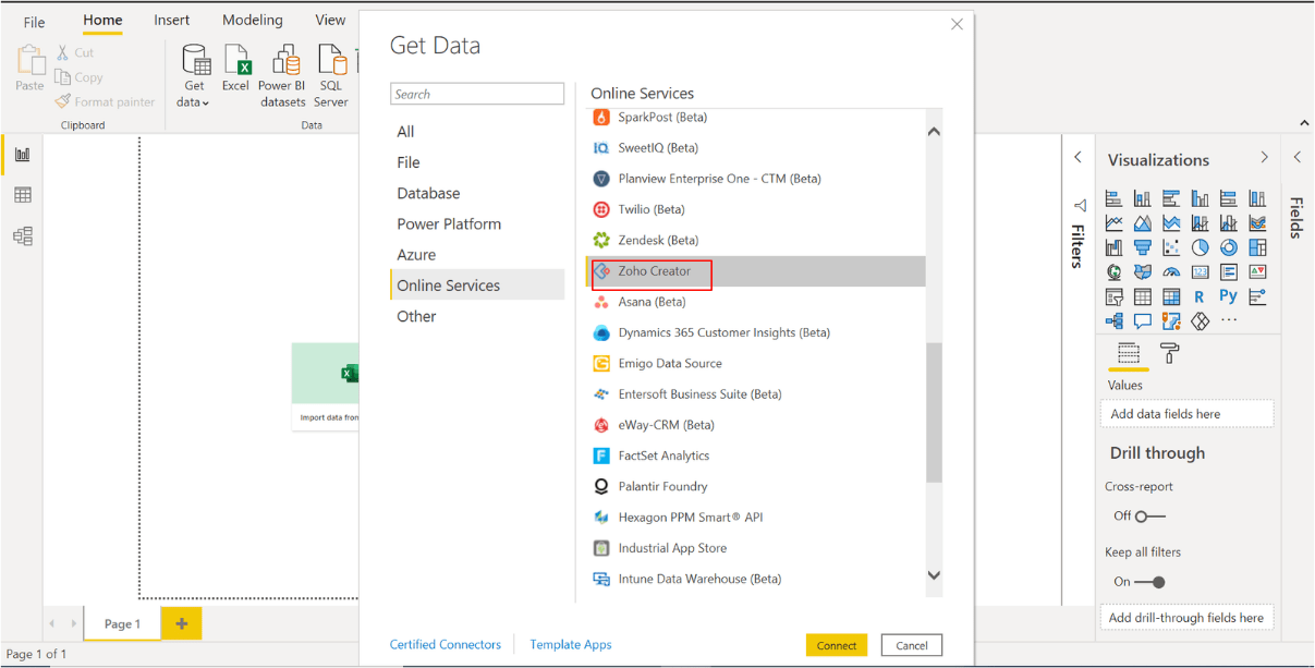 Zoho Creator Connector for Microsoft Power BI Zoho Creator Help