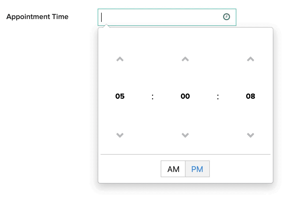 Understand Time Field Zoho Creator Help