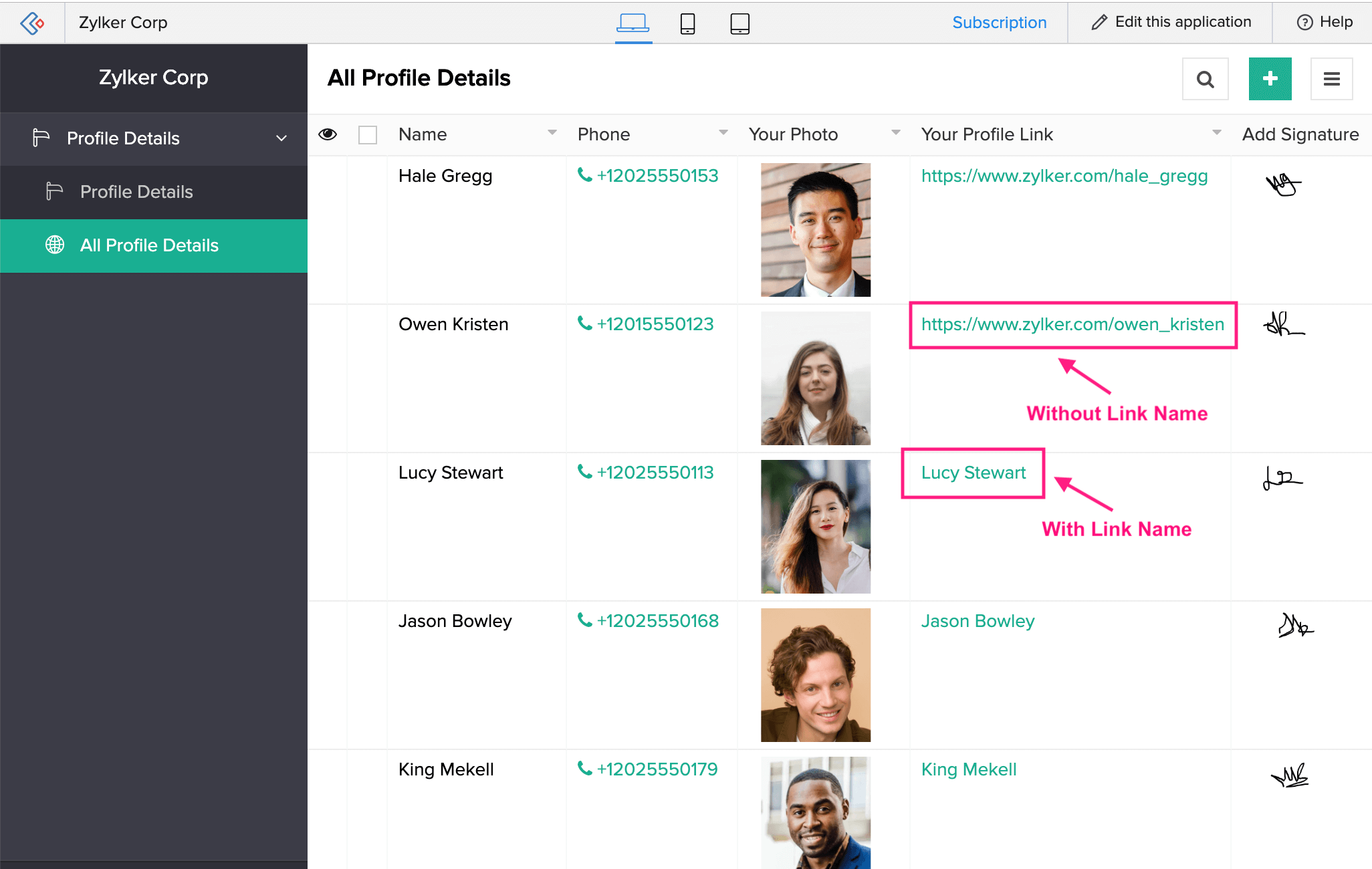 Understand URL Field ManageEngine AppCreator Help