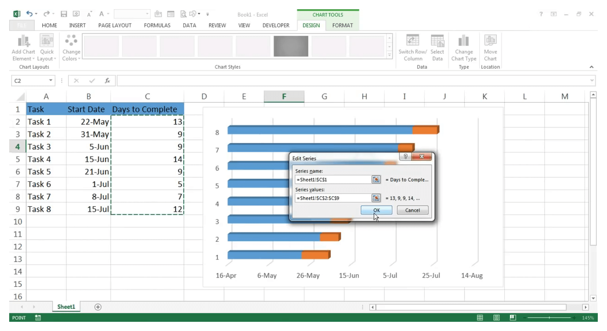 How To Create A Monthly Gantt Chart In Excel Excel Templates