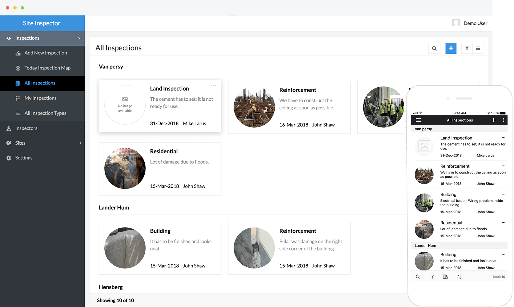 Free inspection management software Custom inspection app Zoho Creator