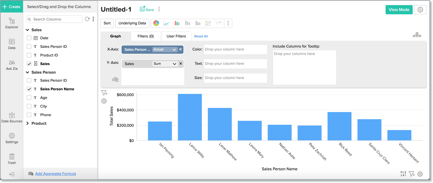 Joining Tables l Zoho Analytics Help