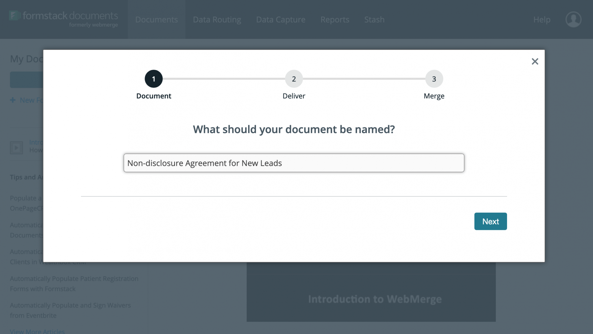 Zoho Sign integration with Formstack Documents Document Automation