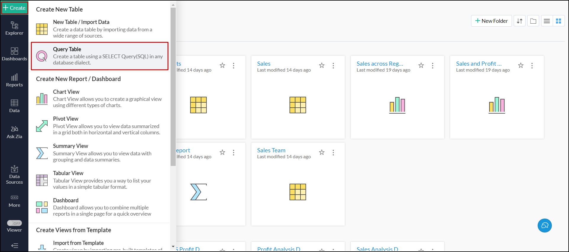 Query Tables Analytics Plus Cloud