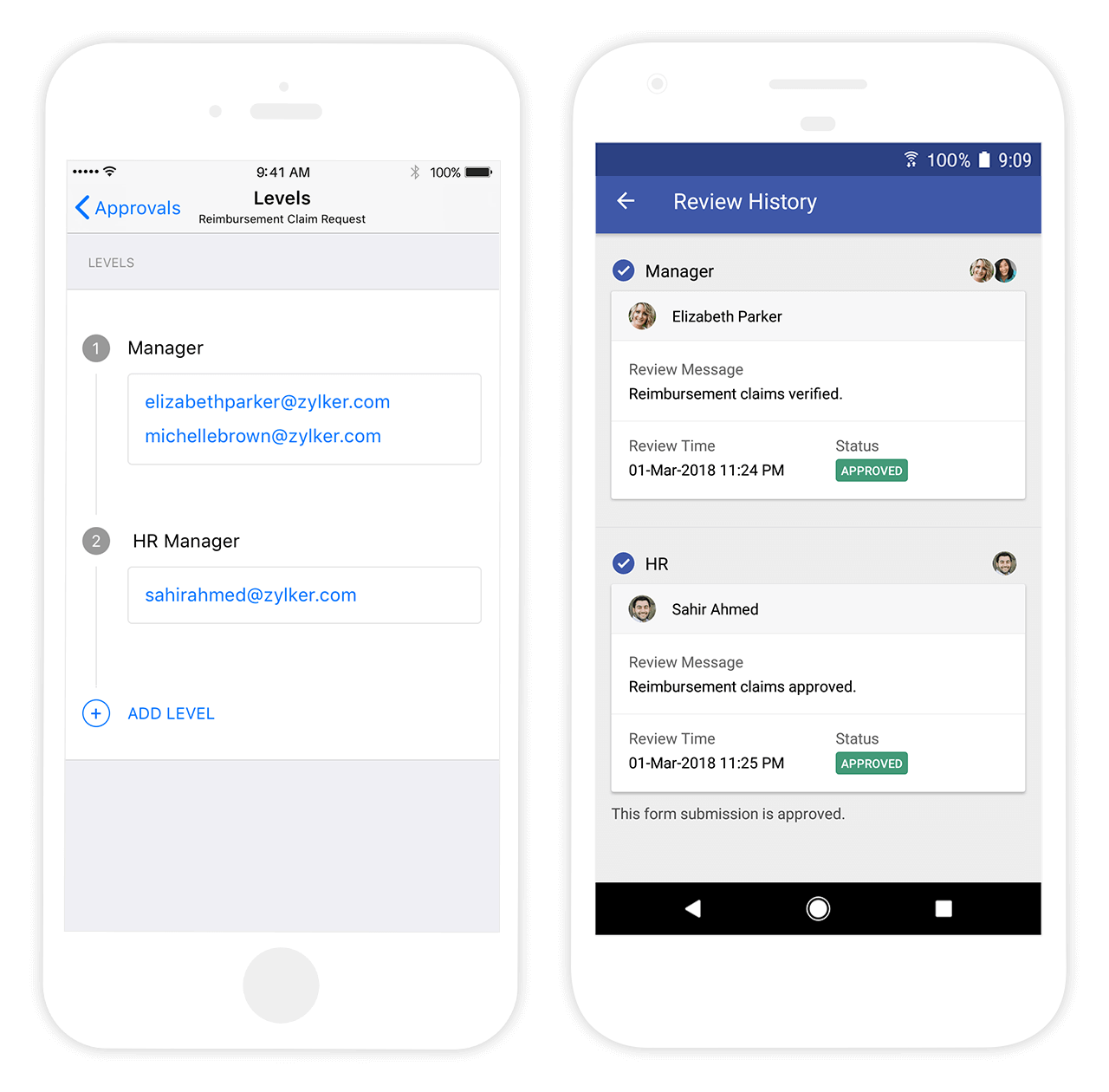 Online Form Approval Workflow Process Automation Zoho Forms