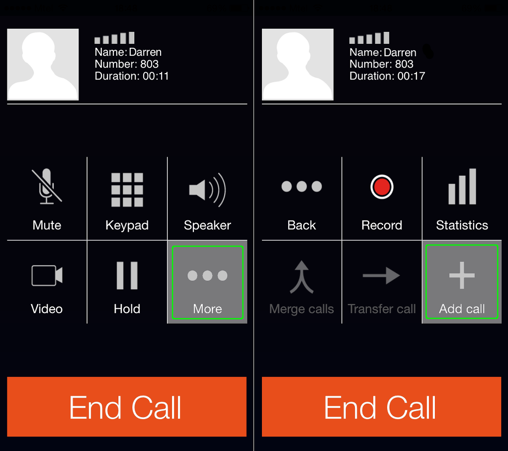 Call transfer :: Zoiper