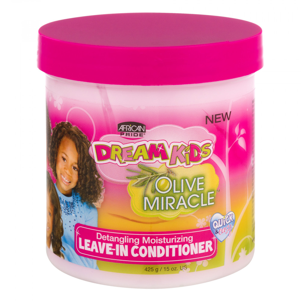 African Pride Dream Kids Olive Miracle Detangling Moisturizing LeaveIn