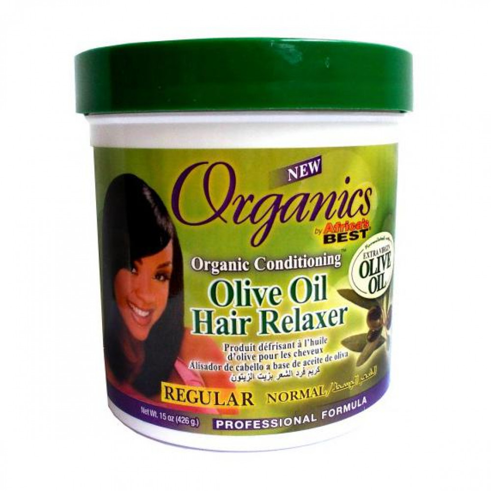 Africa's Best Organics Olive Oil Hair Relaxer [Regular], 15oz (426g) Zoja