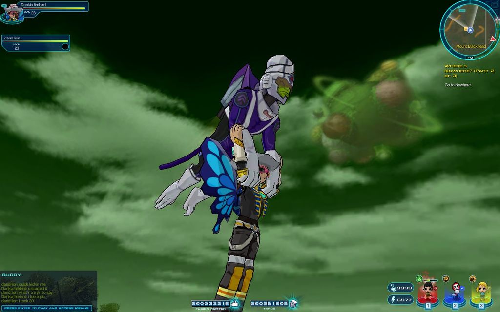 Fusion Fall Zona MMORPG