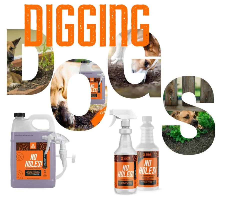 No Holes! Digging Prevention Spray, 32oz Zone Protects