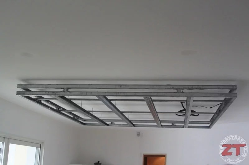 Brico Cr ation d un faux plafond avec Ruban LED et Spots Brico Cr ation d un faux plafond avec Ruban LED et Spots