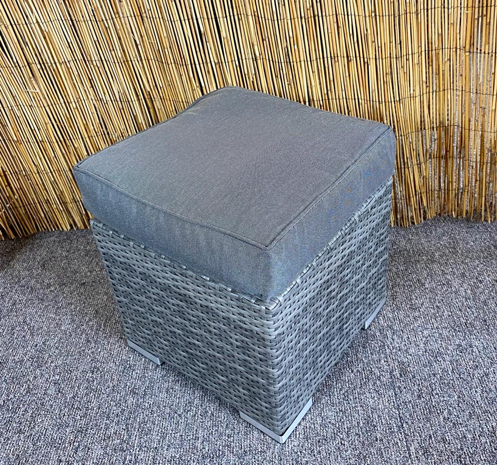 Rattan Footstool • Zoo Interiors