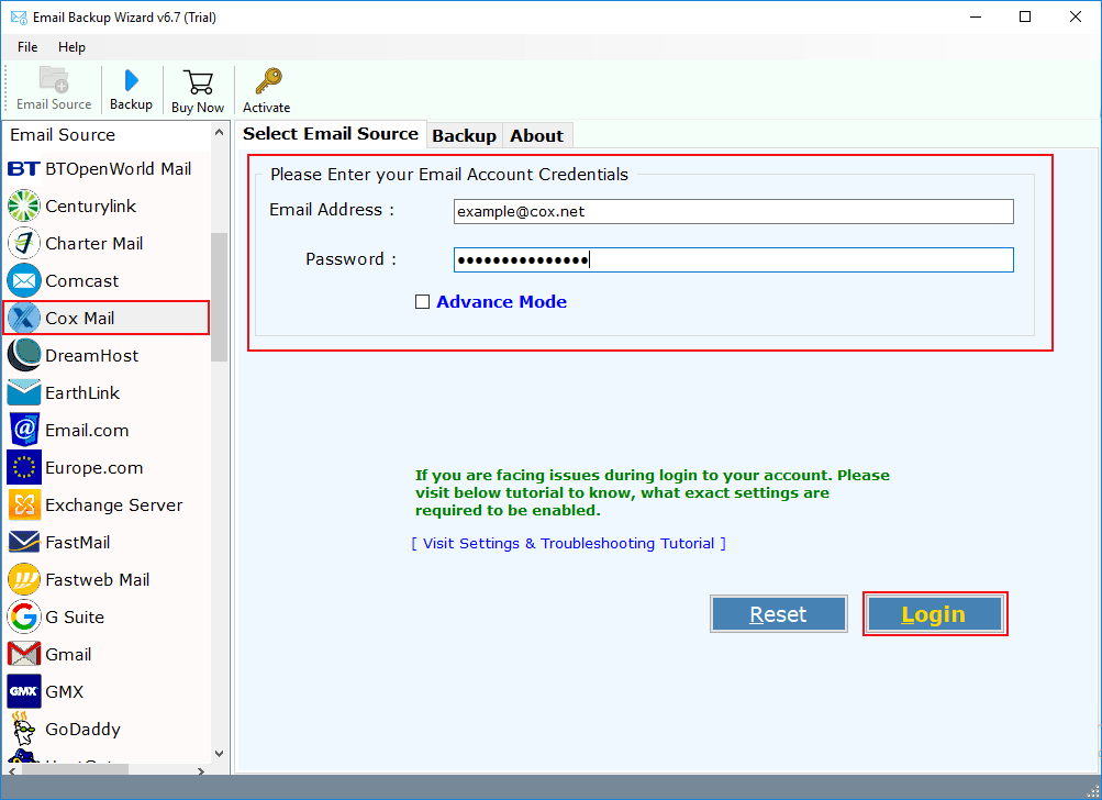 Cox Webmail Backup Tool to Export & Backup Cox Business Mails to