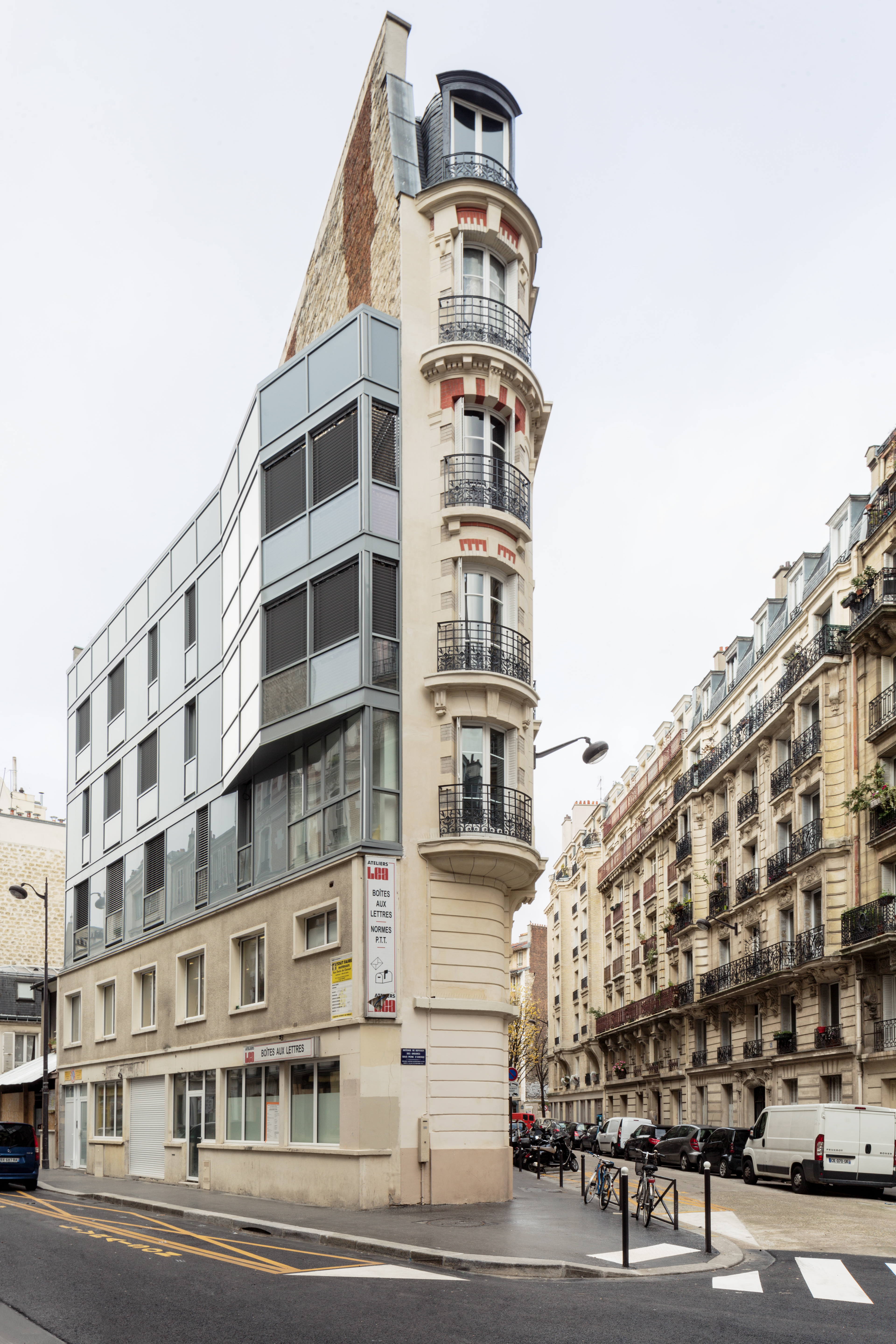 LA SABLIERE SURELEVATION D’UN IMMEUBLE PARIS ZOOMFACTOR Architectes