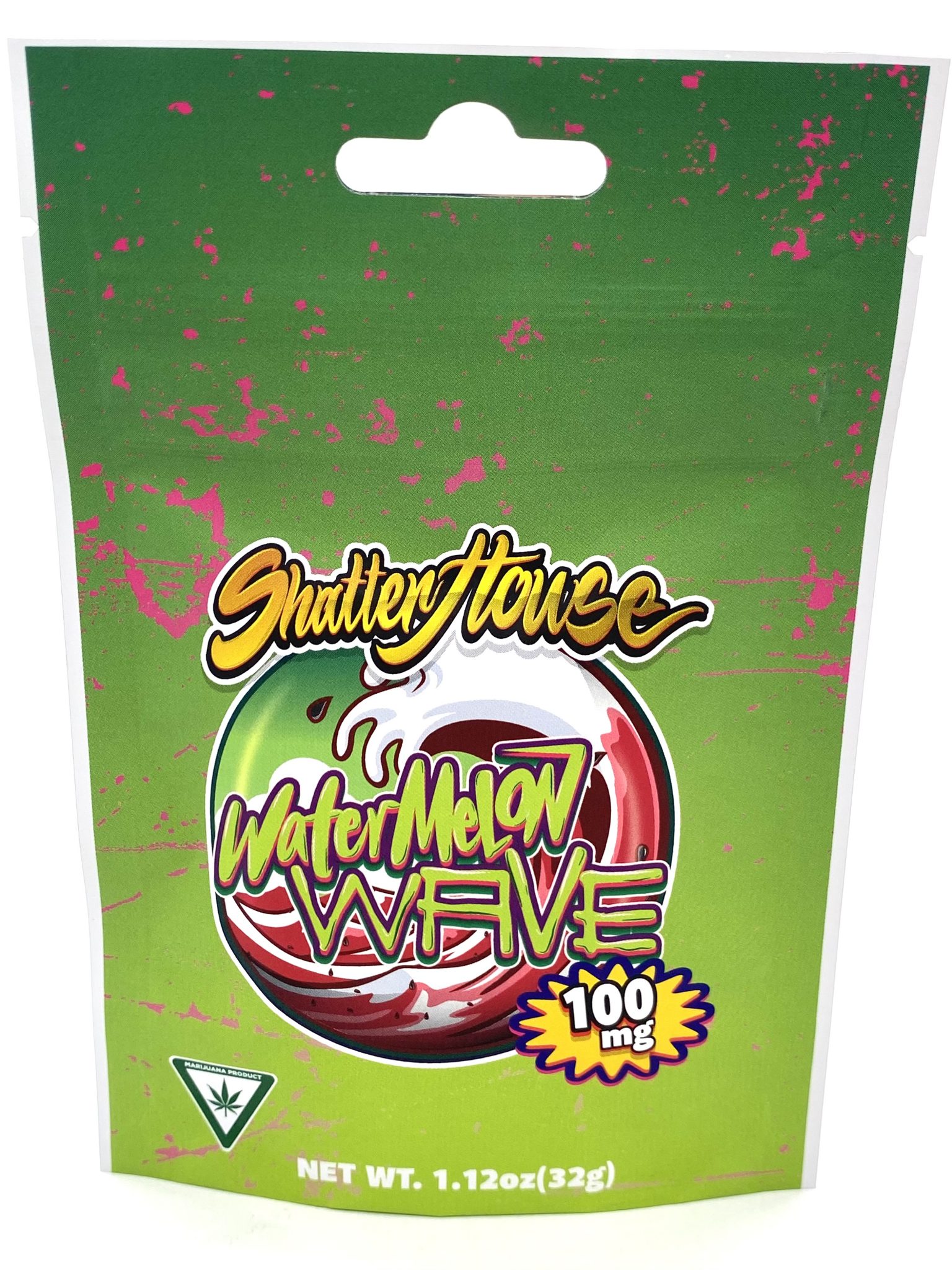 Shatter House Gummies (100mg/1pc) **WATERMELON WAVE**2/15 Zoo Zoo Farms