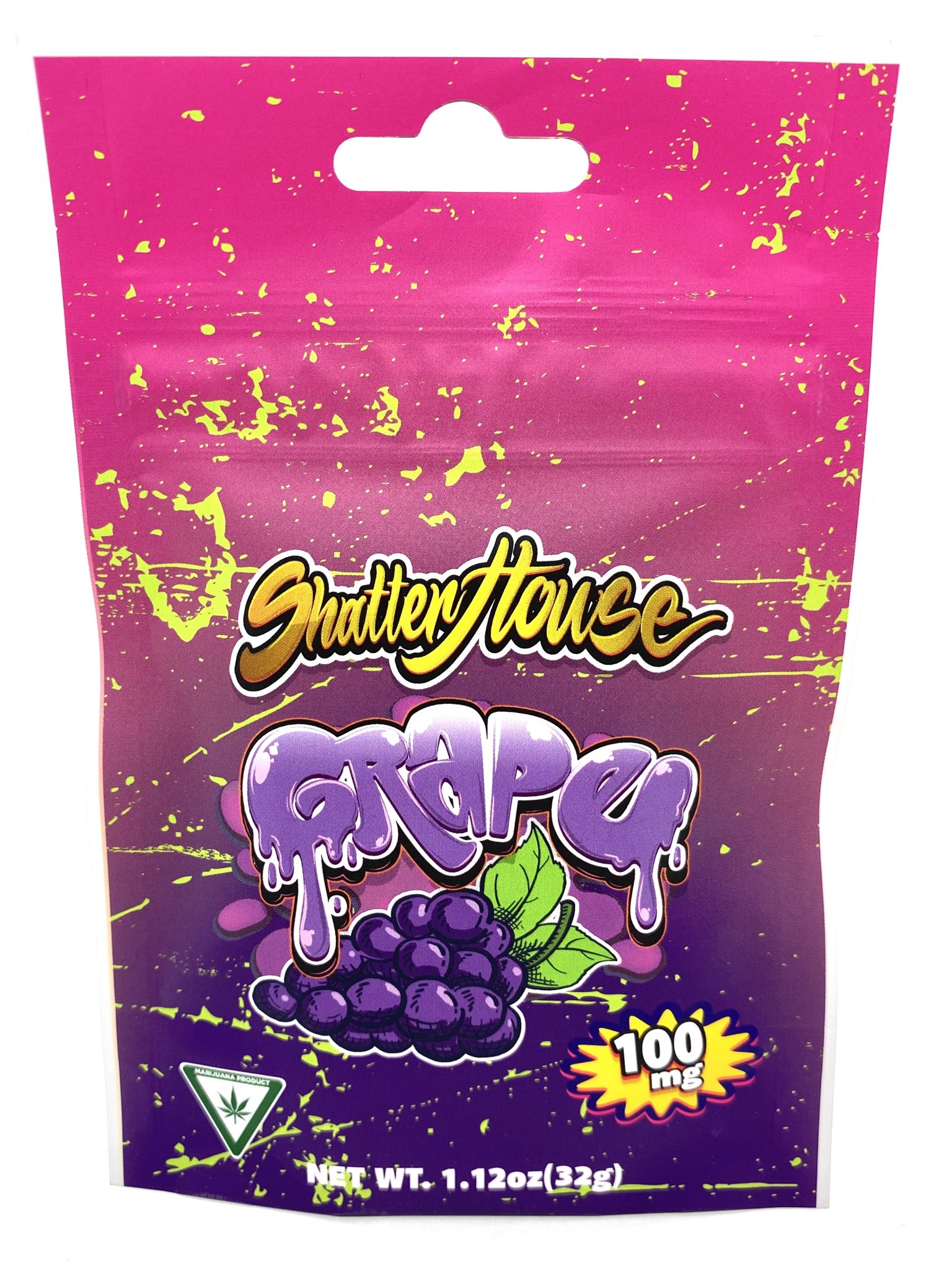 Shatter House Gummies (100mg/1pc) **GRAPE**2/15 Zoo Zoo Farms