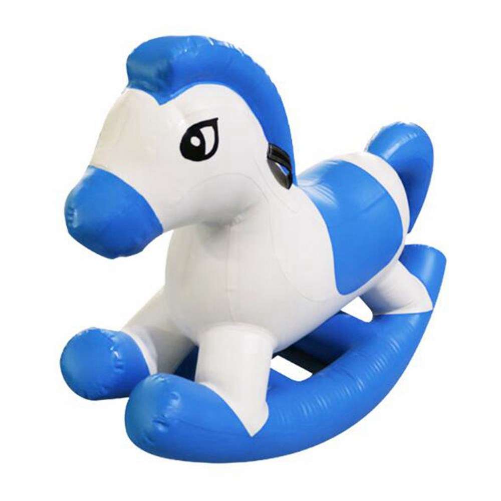 Inflatable Horse Rocker Animal Riding for Kids