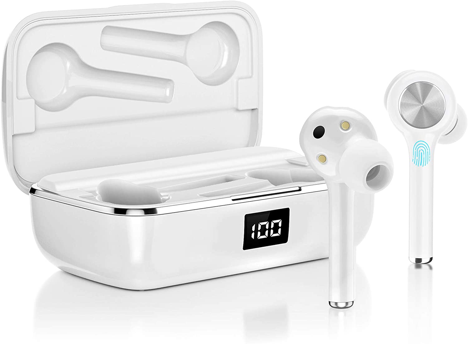 Wireless Bluetooth Earbuds, Wireless Headphones in Ear IPX6 Waterproof