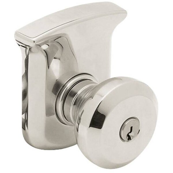 Baldwin Estate Full Dummy Door Knobs Lifetime Bright Nickel 5221.055.FD
