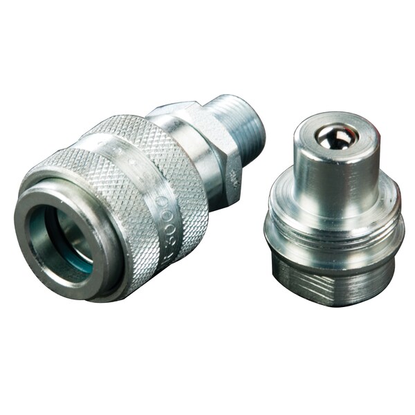 Bva Hydraulics COUPLER HIGH FLOW SET 3/8"18 NPTF CH38 Zoro