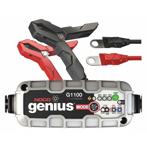 Noco Handheld Portable Battery Charger, Automatic/Manual, For Batt