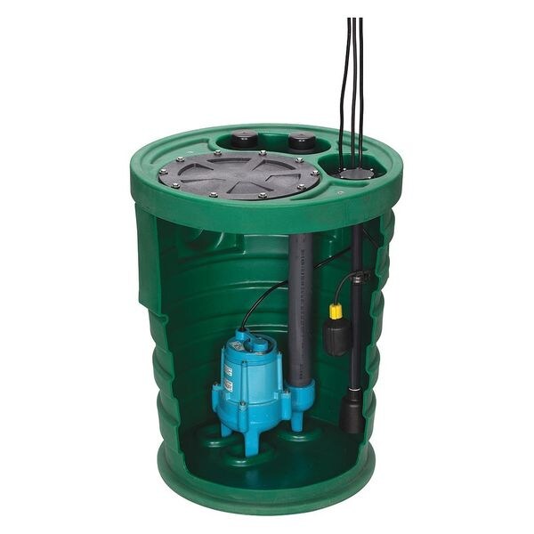 Little Giant 10SP2V2DA1 764.51 Sewage System, 1/2HP, 4inx2in, Grommet