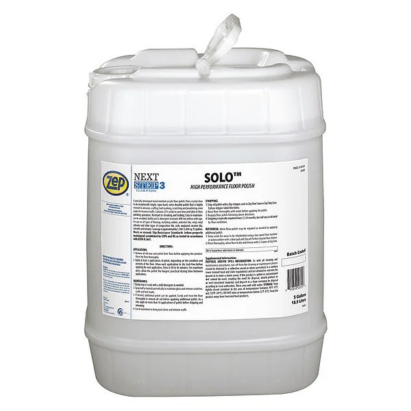 Zep Floor Sealer, 5 gal., Dry 30 min., RTU 107035 Zoro