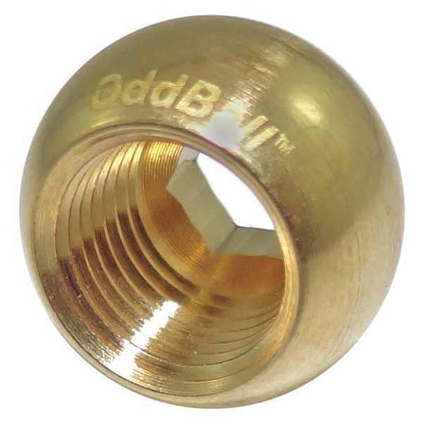Qpm Oddball Coolant Nozzle15MM Brass Ball Fits 1/8 Npt/Bspt. PK5