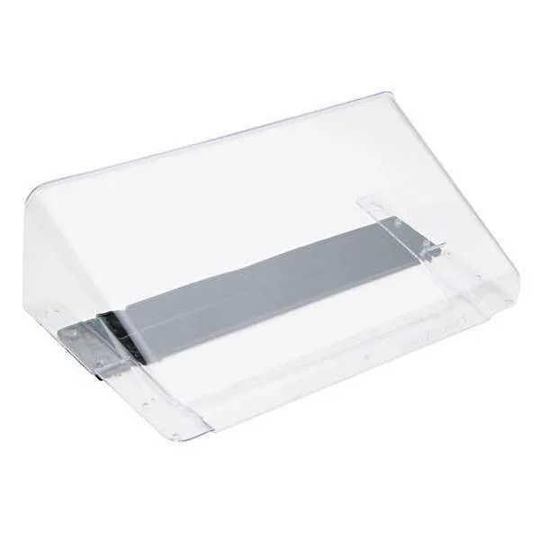 Deflecto Wall File Holder, Clear 73101 Zoro