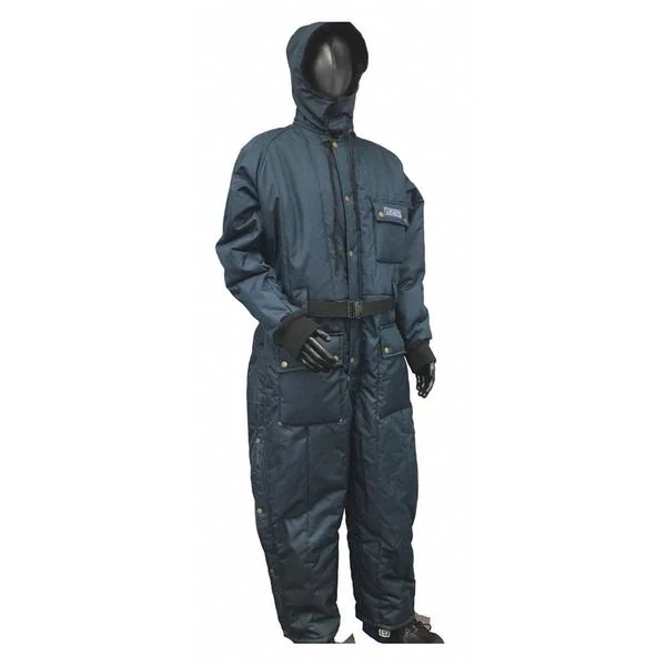 Polar Plus Heavy Duty Insulated Hooded Coverall 50F MTall 22020NT Zoro