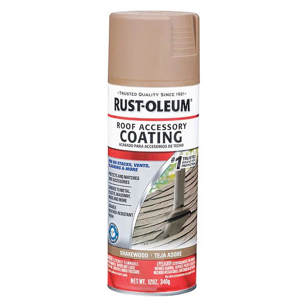 RustOleum Weather Resistant Paint, Unfinished, OilBase, Shakewood, 12