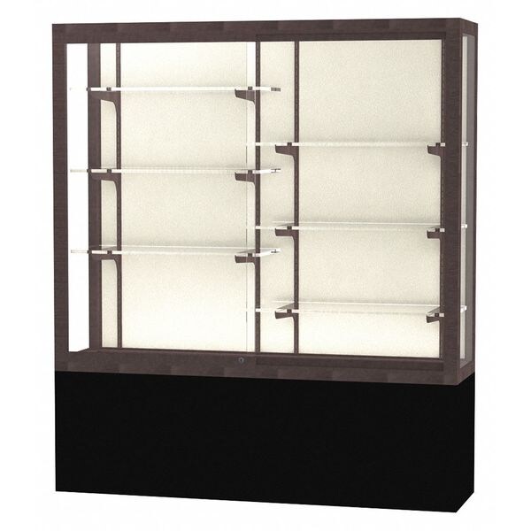 Waddell Display Display Case 60x66x16, Plaque, Dk Bronze 13405PBBZ Zoro
