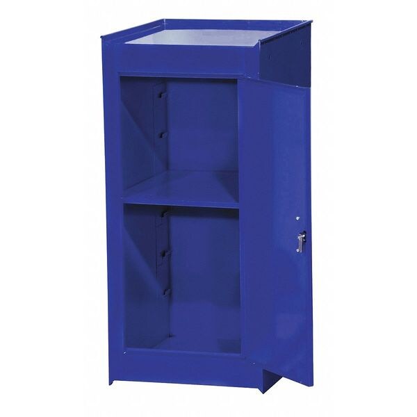 International Tool Box Side Half Locker, Shelf, 2 Drawer, Blue N850BL