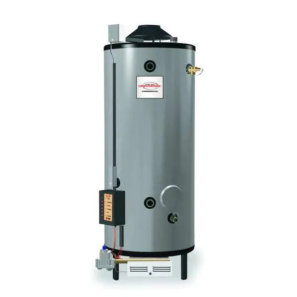 Rheem G82156 Natural Gas Commercial Gas Water Heater, 82 gal., 120VAC