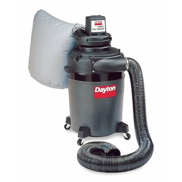 Dayton Dust Collector, 300 CFM Max Flow, 1.25 6H004 Zoro