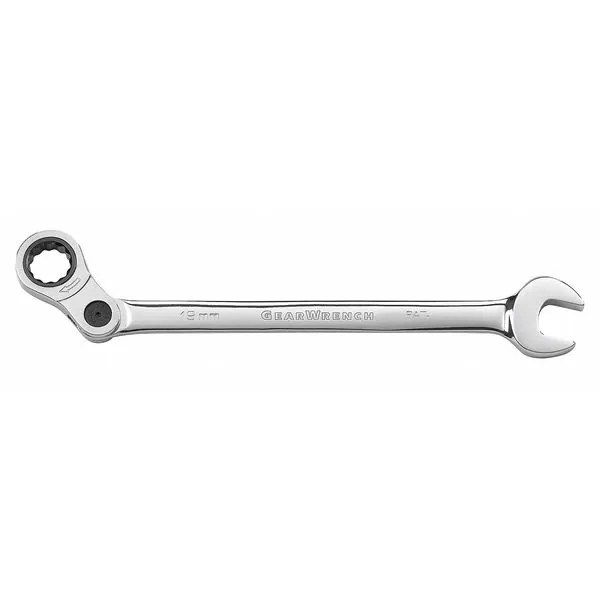 Gearwrench Ratcheting Combo Wrench, 9/16, Indexable 85458 Zoro