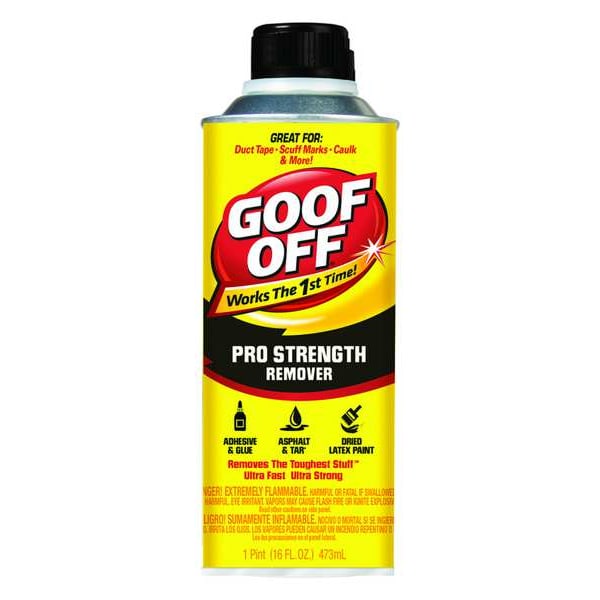 Goof Off FG654 6.19 Professional Strength Remover, 16 oz.