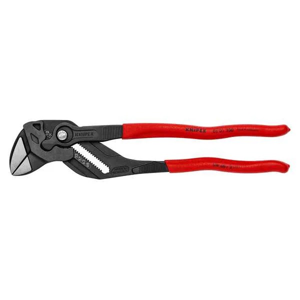 Knipex 12.2 in Pliers Wrench / 86 01 series Black Pliers Wrench Smooth