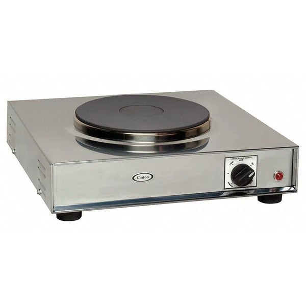 Cadco Hot Plate, Heavy Duty, Cast Iron, 220V LKR220 Zoro