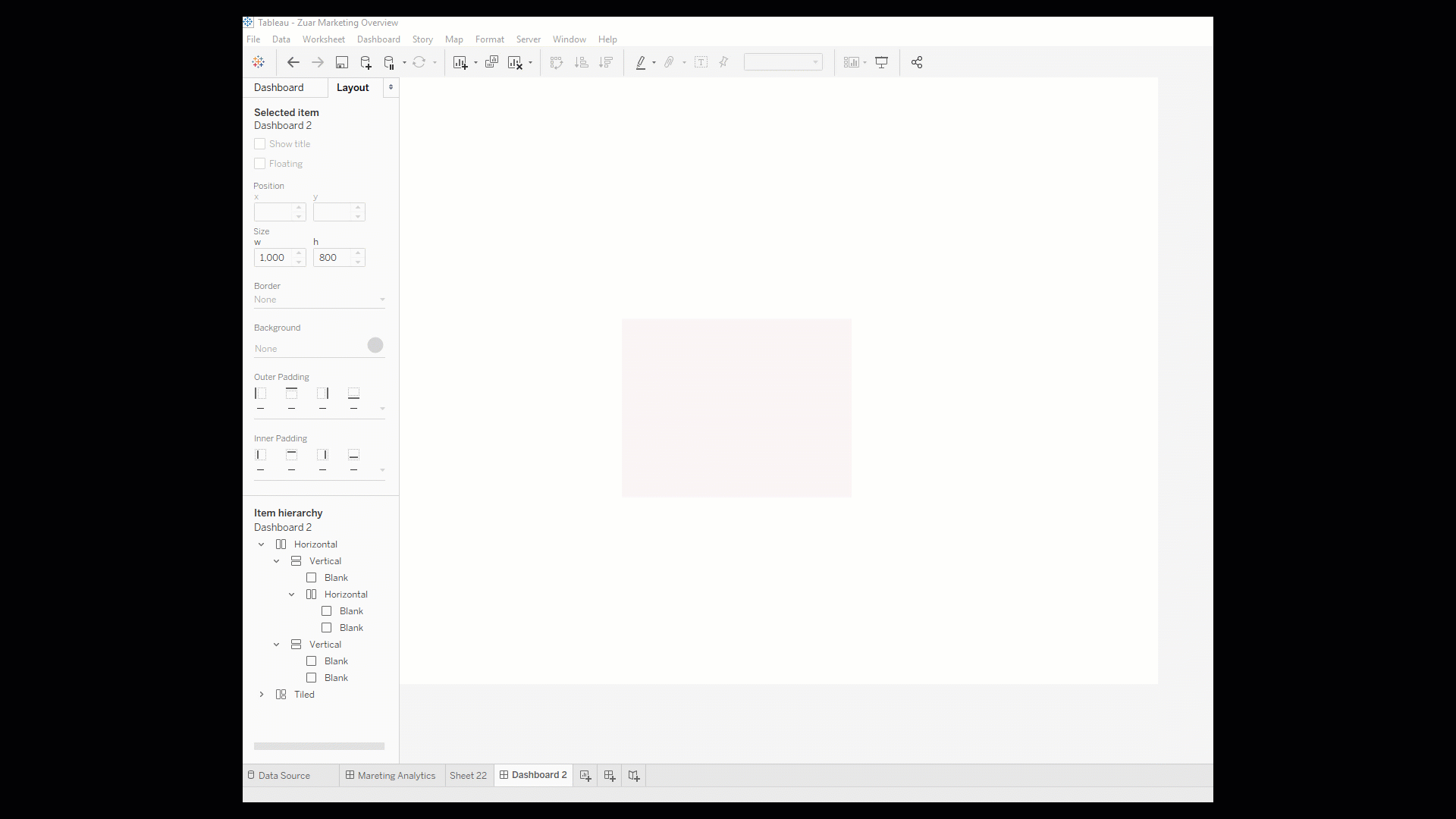How to add drop shadows in Tableau Zuar