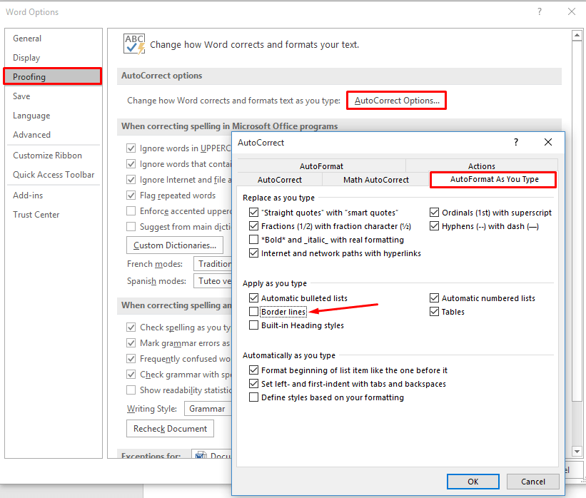 How to Get Rid of Unwanted Horizontal Line in Word