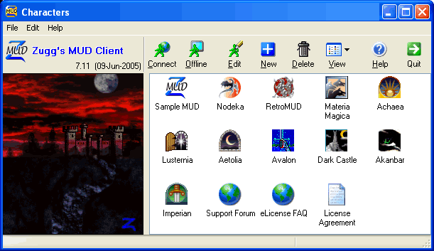 zMUD Screen Shots