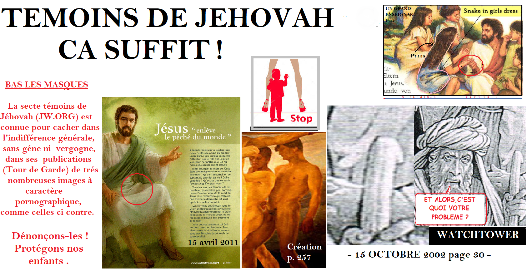 La manipulation des esprits par l'image n'est plus à prouver chez les témoins de jéhovah