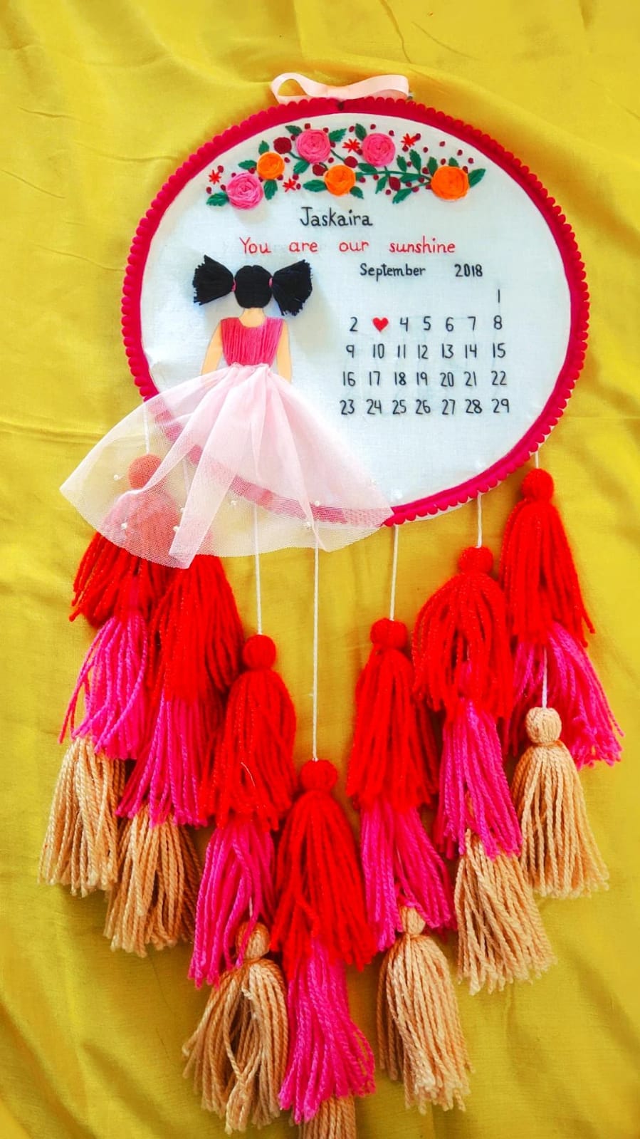 Handmade Embroidery Hoops Online in India Unique Home Décor