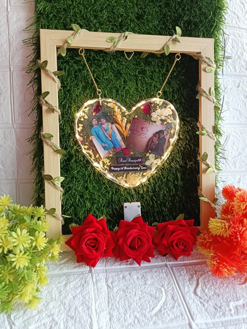 Wall Hanging Heart Resin Frame Wall Hanging Heart Resin Frame Zupppy