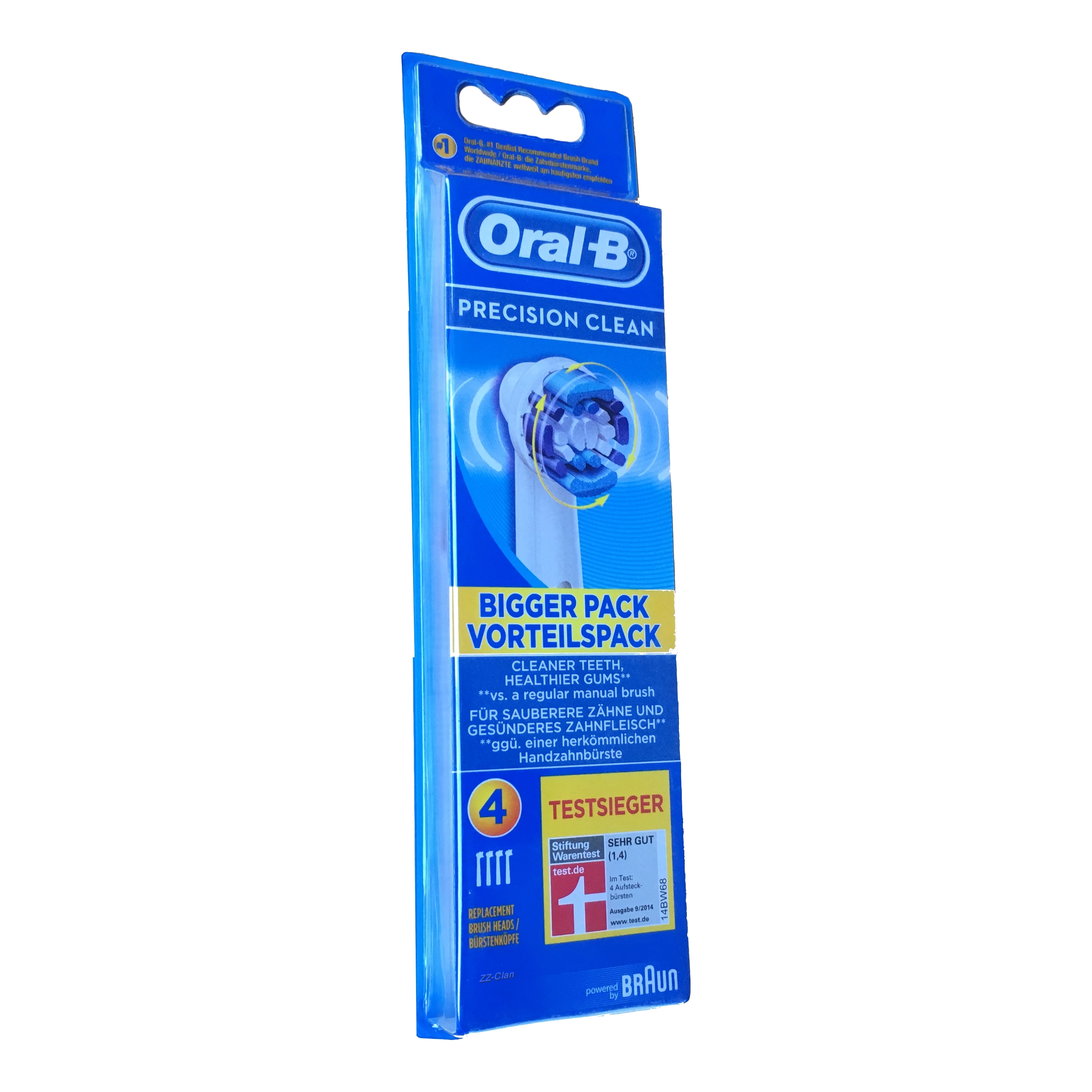4 OralB Precision Clean Aufsteckbürsten Original Ersatz