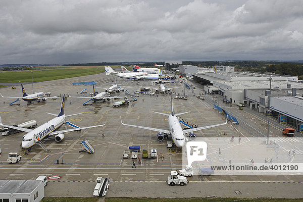 am Flughafen FrankfurtHahn, Deutschland, die größte Frachtmaschine der