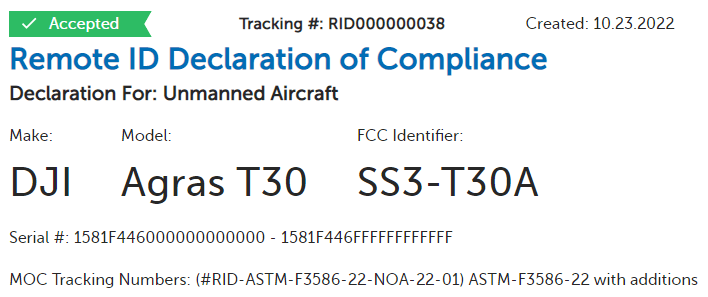 User Guide for FAA Remote ID Compliance