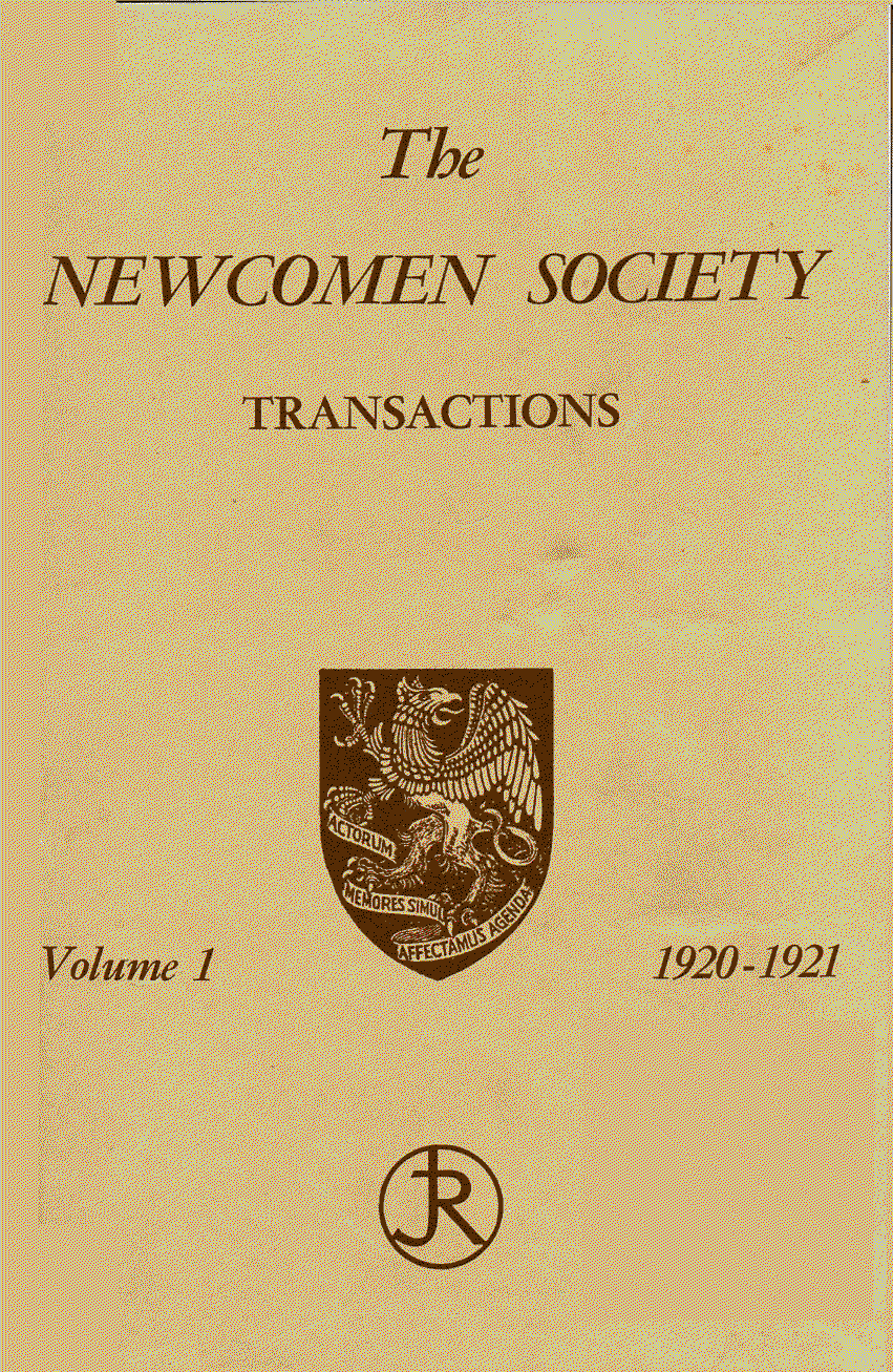 Society Transactions (1) cover